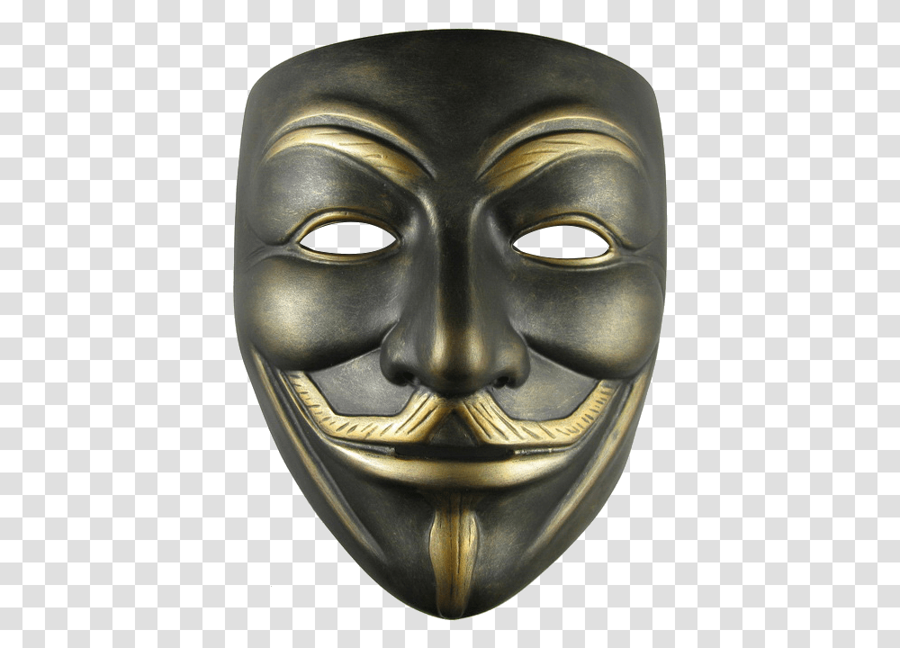 Anonymous Mask, Helmet, Apparel, Head Transparent Png