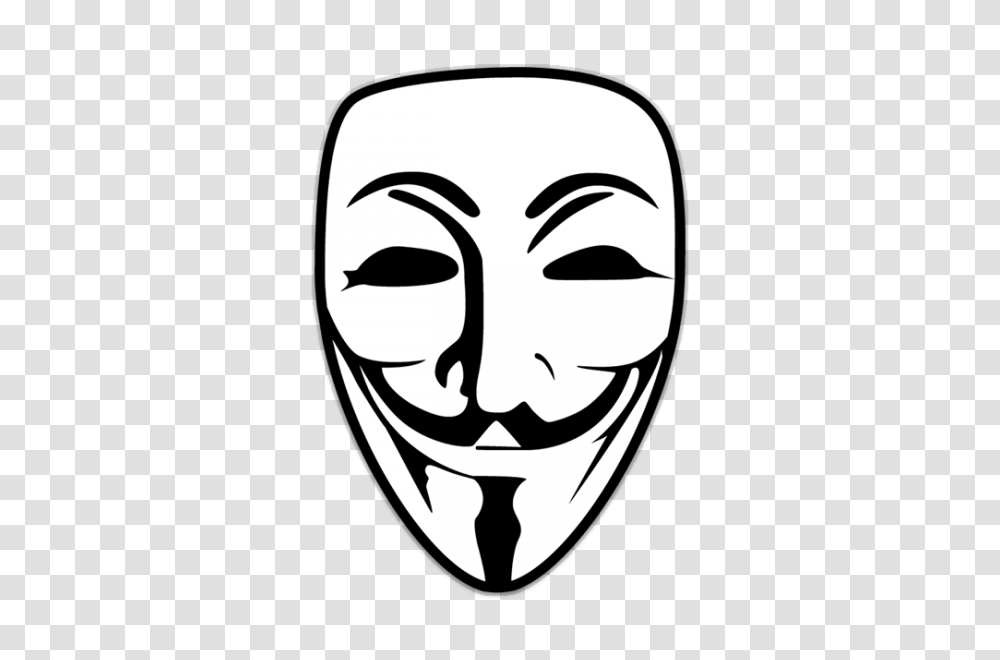 Anonymous Mask Images Free Download, Stencil, Logo, Trademark Transparent Png