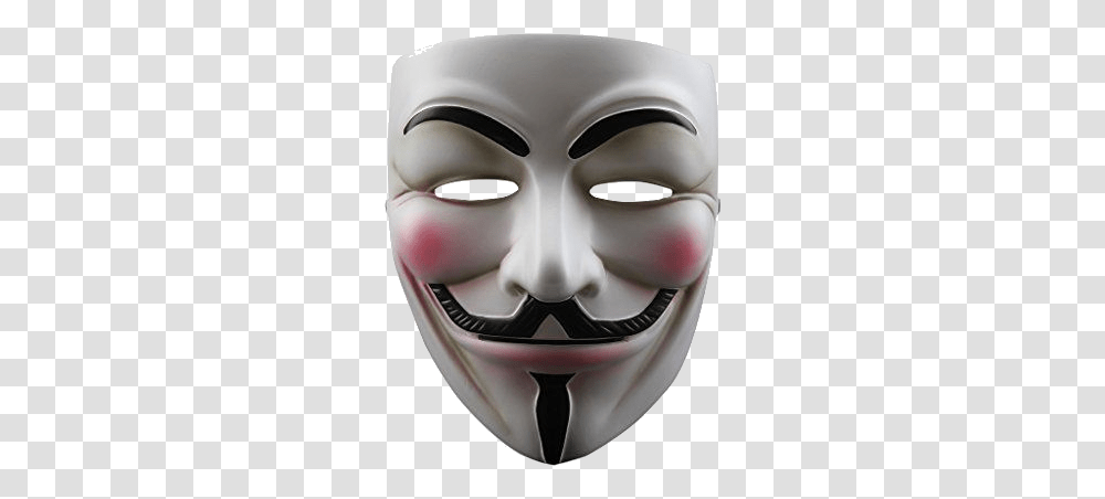 Anonymous Mask, Person, Helmet, Apparel Transparent Png