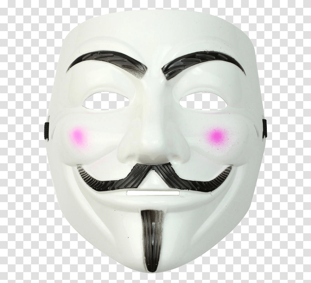 Anonymous Mask, Person, Snowman, Winter, Outdoors Transparent Png