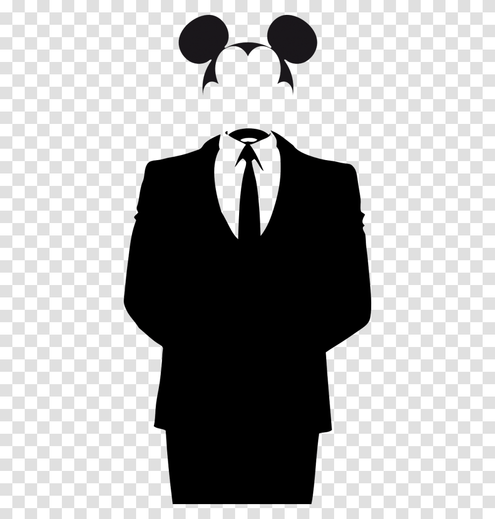 Anonymous Mickey Mouse Person Anonymous Mask Mickey Mouse, Outdoors, Nature, Gray, Night Transparent Png