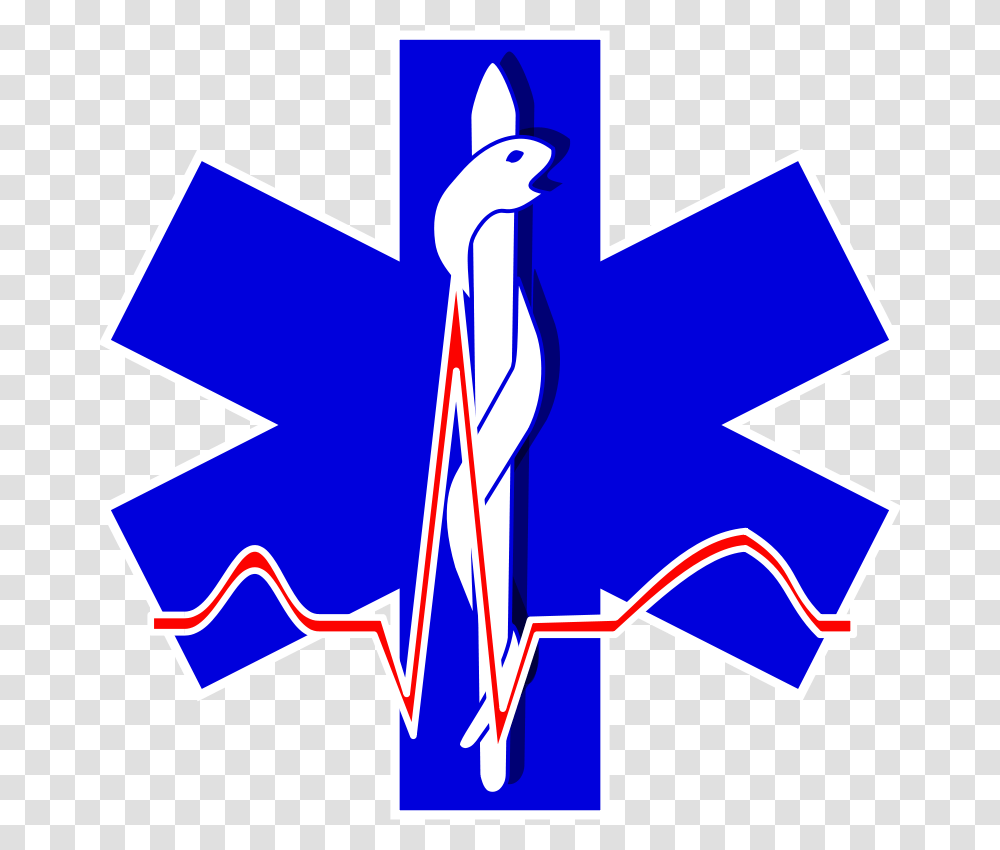 Anonymous Paramedic Cross, Star Symbol, Logo, Trademark Transparent Png