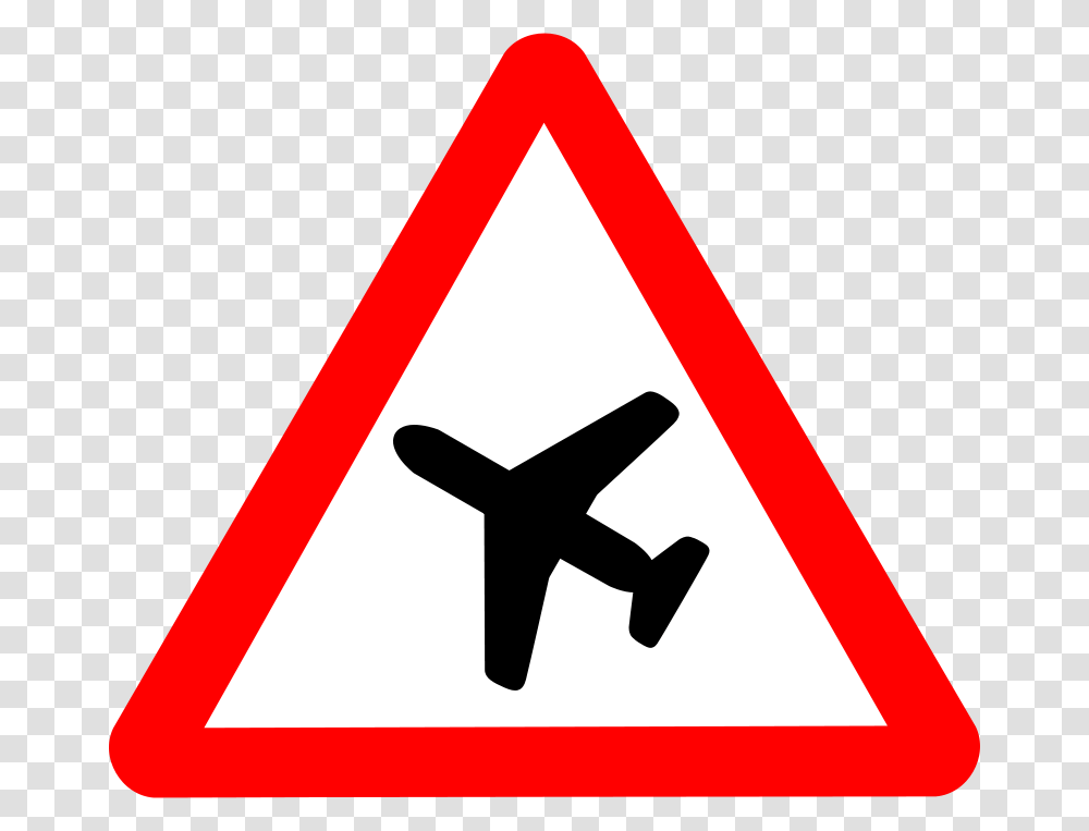 Anonymous Roadsign Aiplane, Transport, Road Sign, Triangle Transparent Png