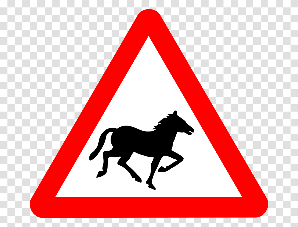 Anonymous Roadsign Horse, Animals, Mammal, Road Sign Transparent Png