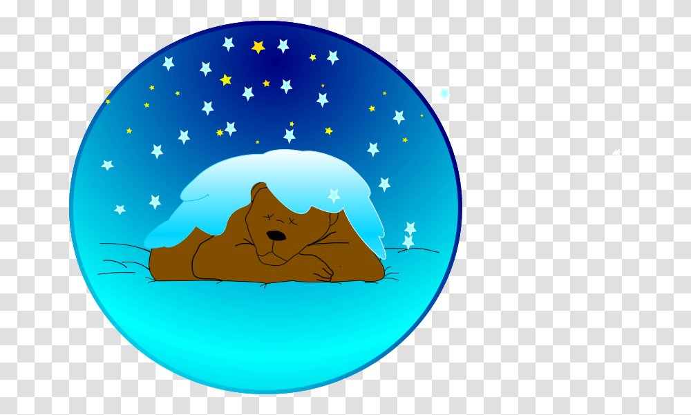 Anonymous Sleeping Bear Under The Snow, Animals, Mammal, Sphere, Outdoors Transparent Png