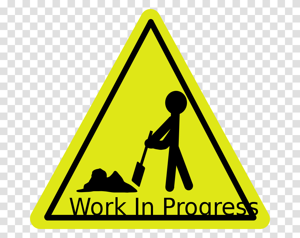 Anonymous Work In Progress, Tool, Sign, Road Sign Transparent Png