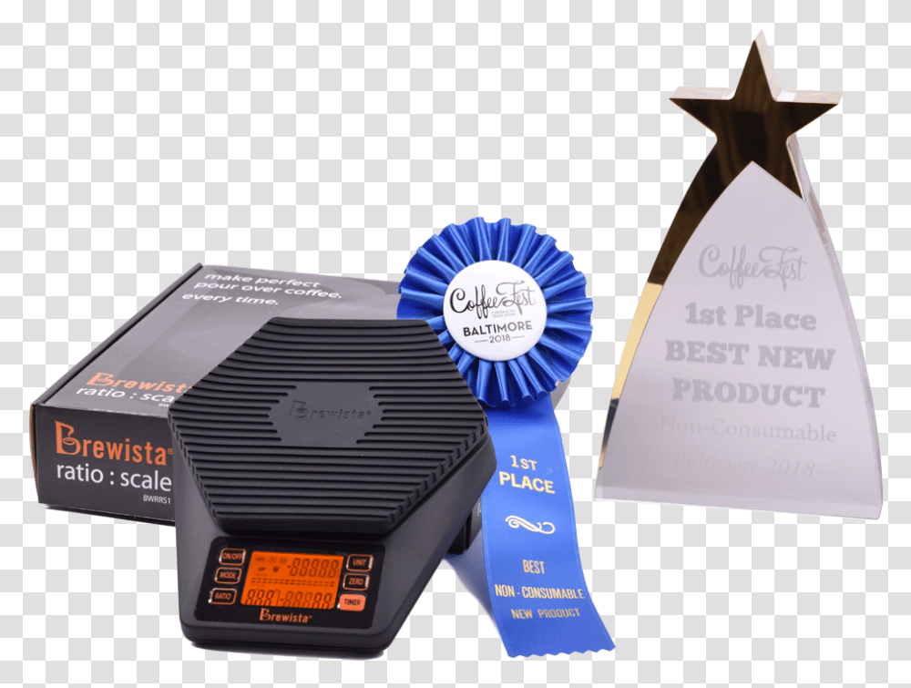 Another 1st Place Award At Baltimore Coffee Fest Brewista Ratio Scale, Electronics, Hardware, Modem, Box Transparent Png