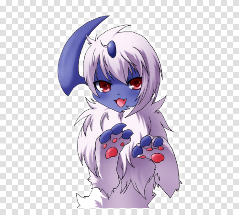 Another Cute Absol Anime Human Cute Pokemon, Comics, Book, Manga, Person Transparent Png