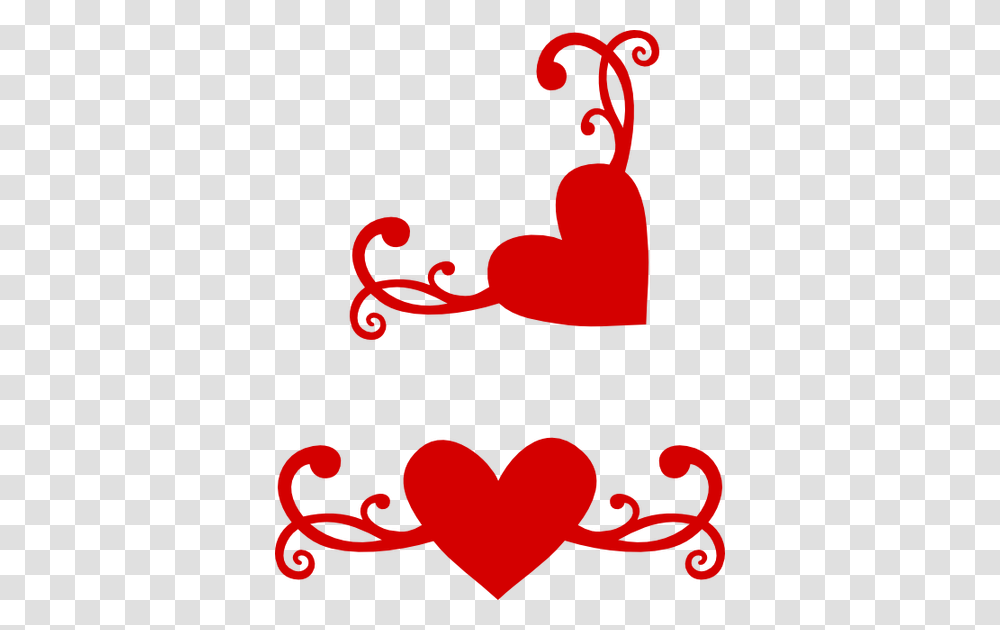Another Flourish Heart With Matching Corner Images, Poster, Advertisement, Animal Transparent Png