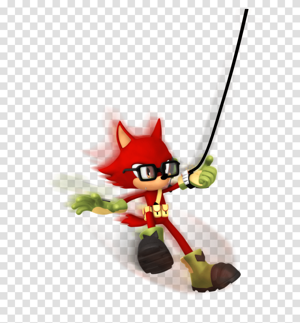 Another Render Of The New Custom Hero From Sonic Forces Sonic Forces Grappling Hook, Toy, Vegetation, Plant, Tree Transparent Png
