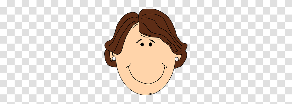 Another Smiling Brown Hair Lady Clip Art For Web, Plant, Vegetable, Food, Grain Transparent Png