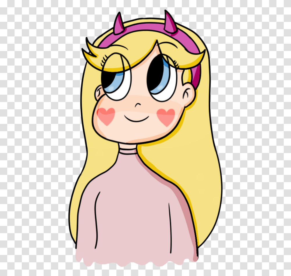 Another Star Doodle Starvstheforcesofevil Fictional Character, Label, Face, Art, Graphics Transparent Png