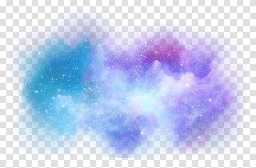 Another Sticker Made Out Of My Recent Post Blue Sparkly Cloud Transparent Png