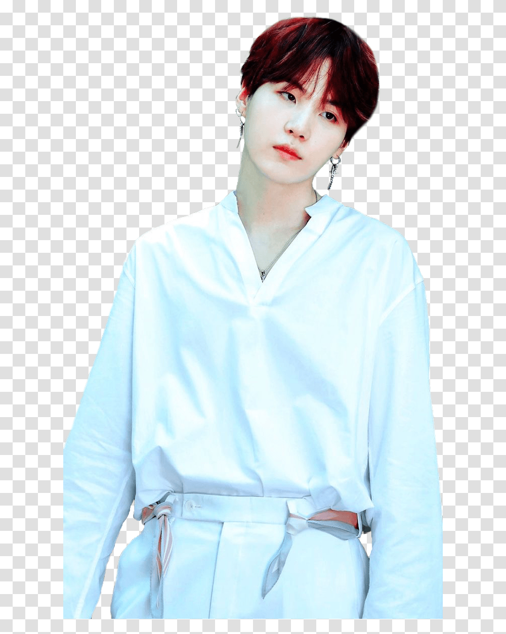 Another Suga Sticker Teehee, Apparel, Blouse, Person Transparent Png