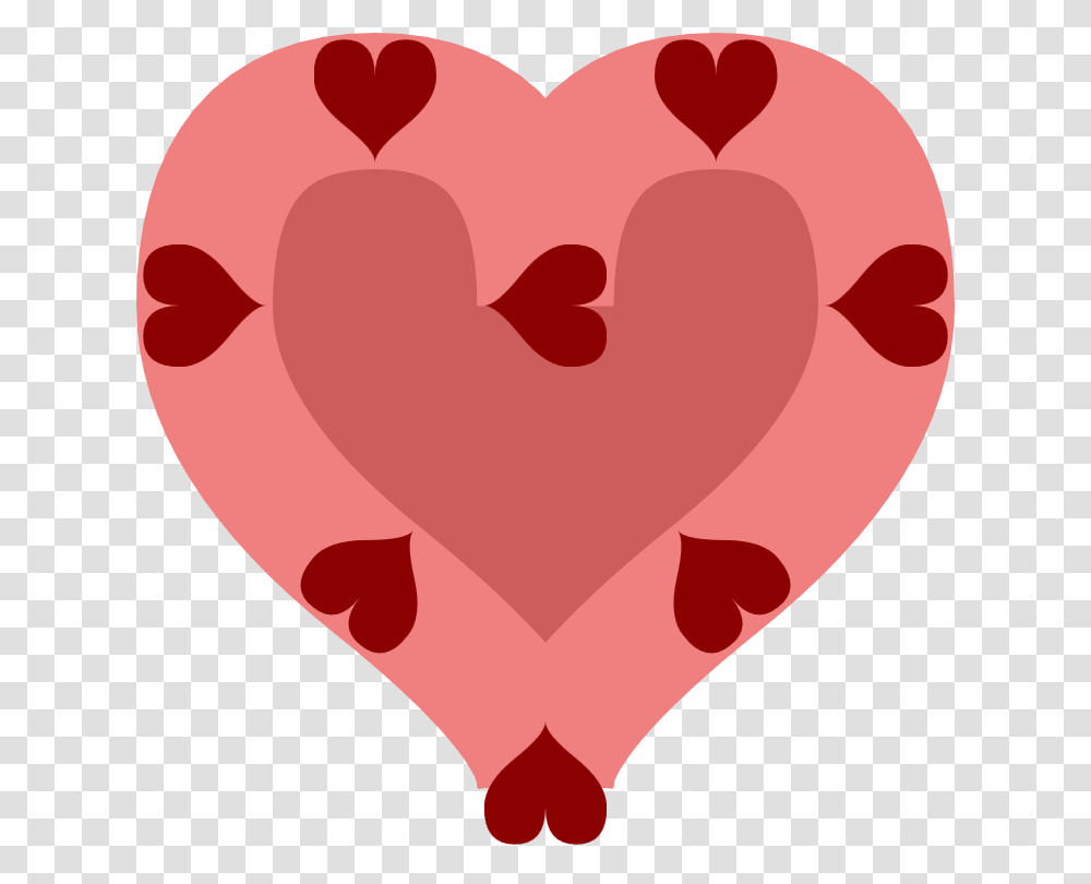 Another Version Of The Heart Marked Heart Identical Heart, Hand Transparent Png