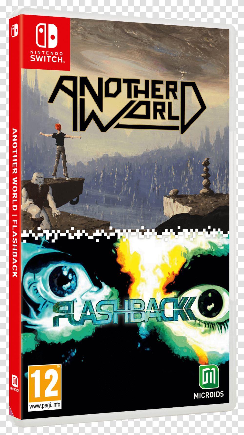 Another World Flashback Switch, Person, Advertisement, Poster, Flyer Transparent Png