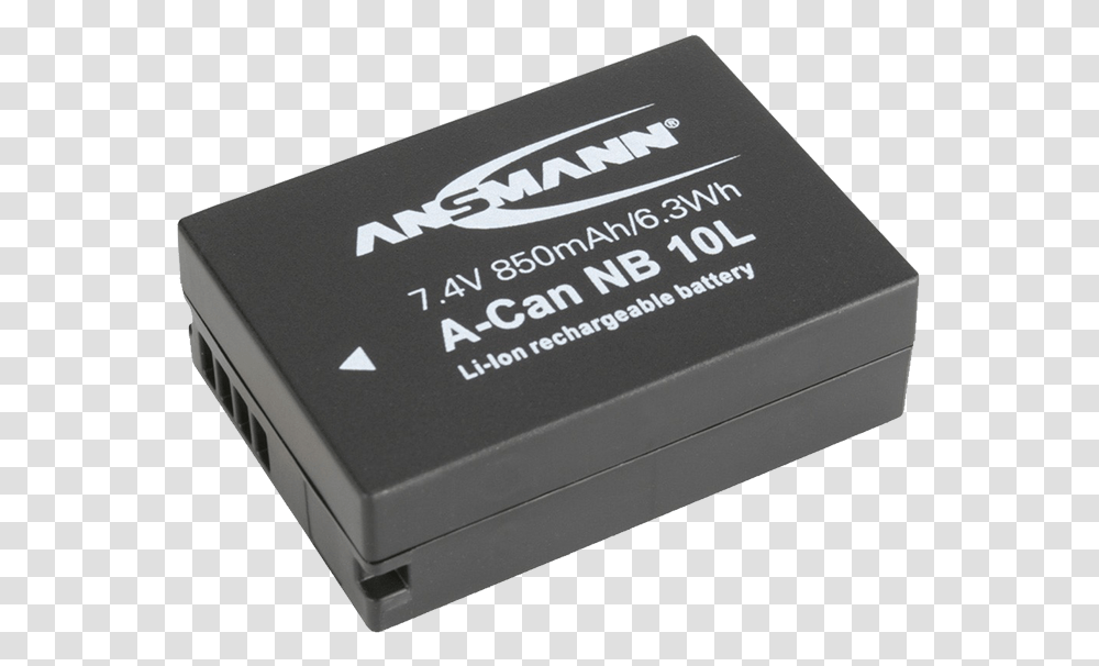 Ansmann Rechargeable For Canon Nb 10 L Ssd Kingston A400, Box, Adapter, Electronics Transparent Png