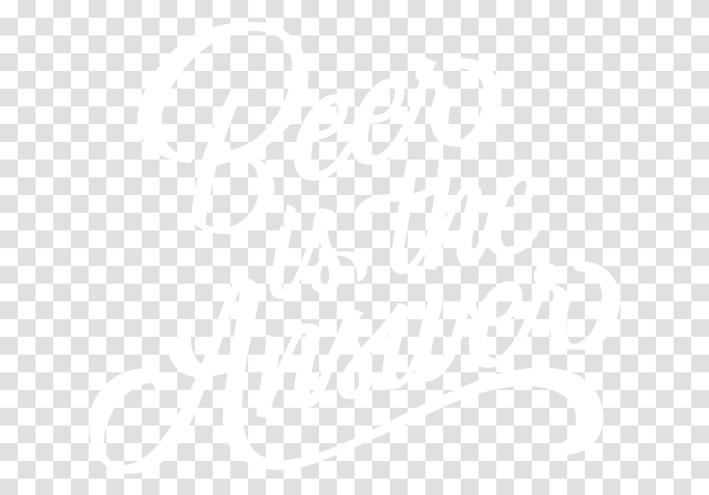 Answer Brewpub Logo, Calligraphy, Handwriting, Label Transparent Png