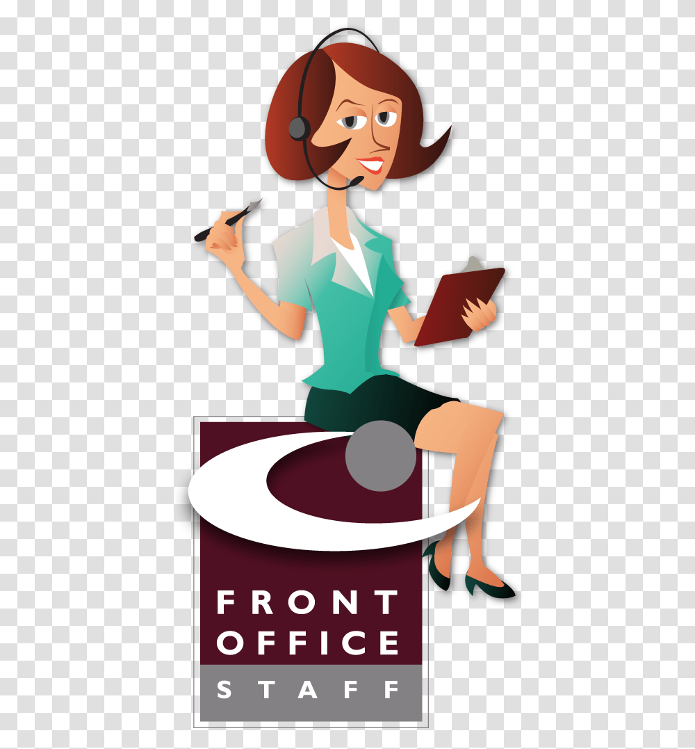 Answering Services Front Offices Services Clip Art, Person, Human, Kneeling, Poster Transparent Png