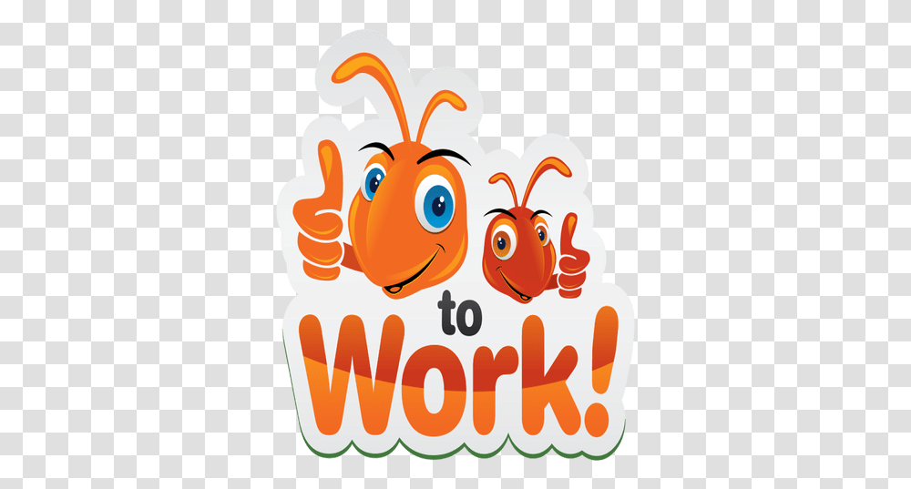 Ant Cartoon Hardwork Logo & Svg Vector File Ant Thumbs Up Clipart, Text, Number, Symbol, Animal Transparent Png