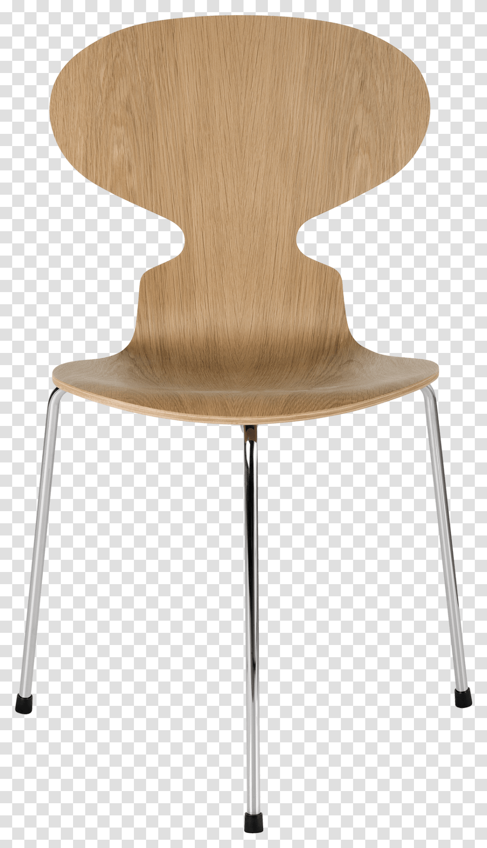 Ant Chair Arne Jacobsen Oak Veneer Chair 3 Leg, Furniture, Lamp Transparent Png