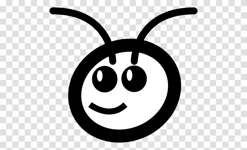 Ant Clipart Ant Black And White, Logo, Trademark, Stencil Transparent Png