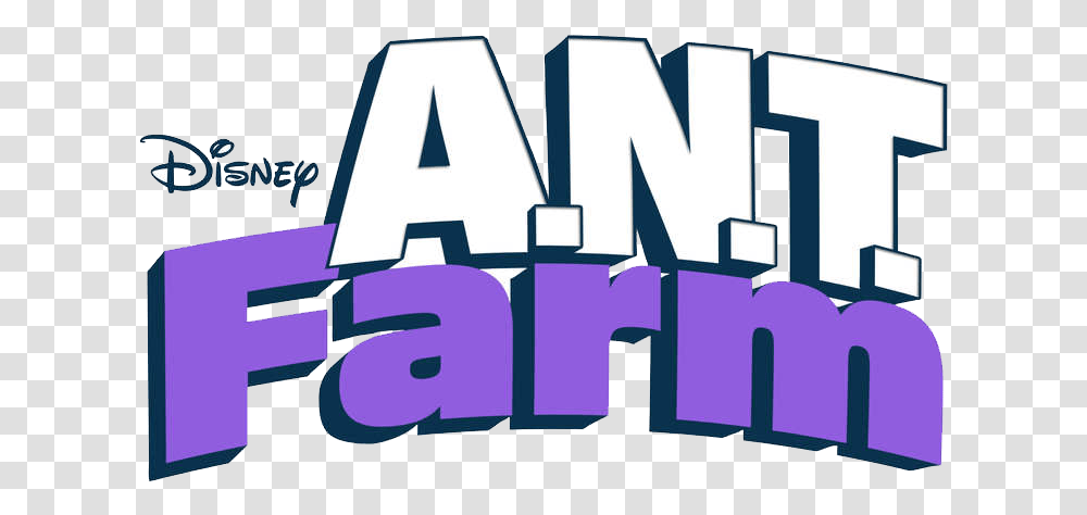 Ant Farm Disney Channel Show Logos, Purple, Word Transparent Png