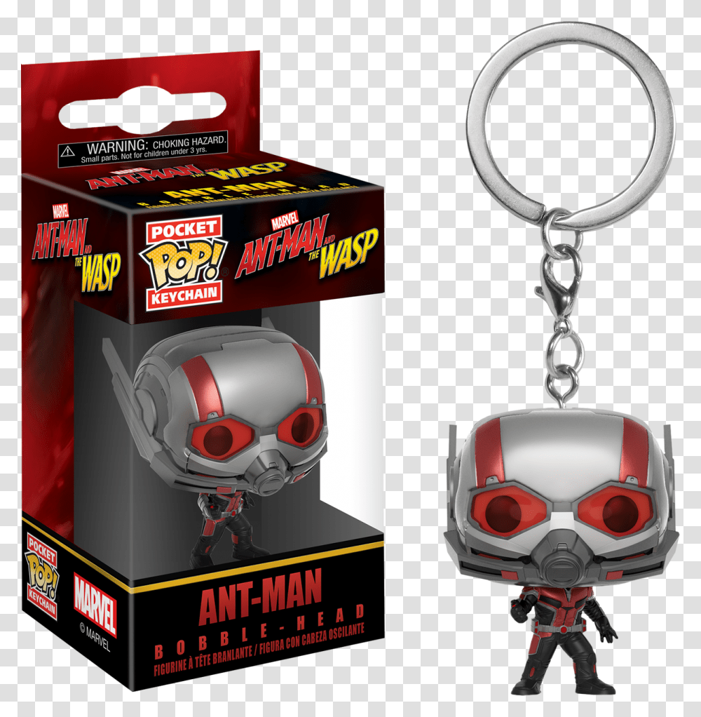 Ant Man And The Wasp Ant Man Funko Pop Keychain, Helmet, Apparel, Robot Transparent Png