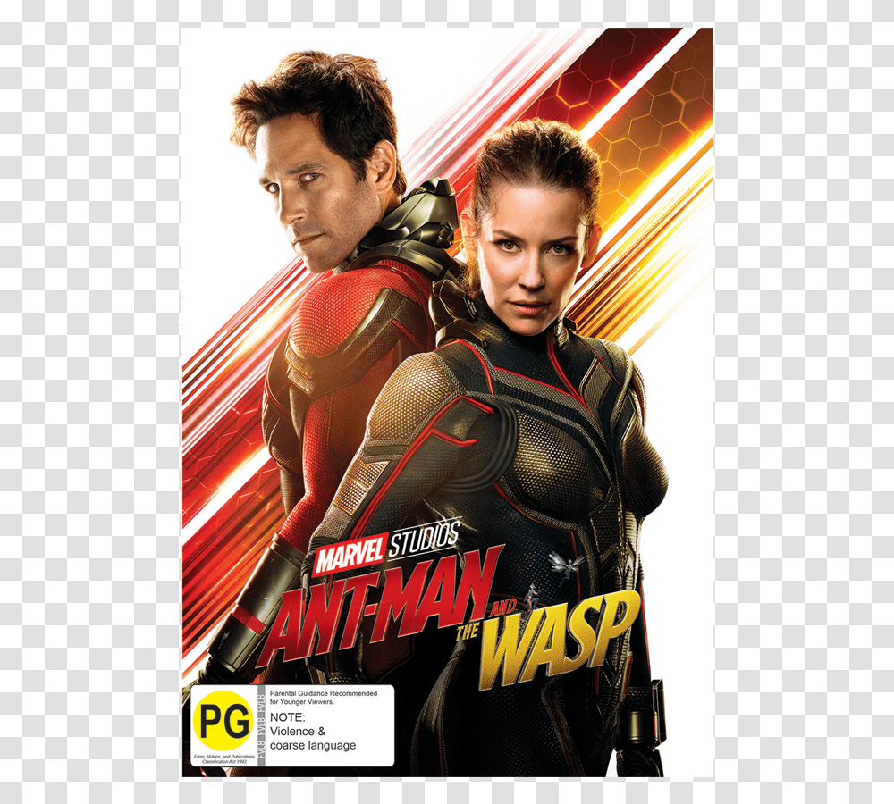 Ant Man And The Wasp Dvd 2d Ant Man And The Wasp Blu Ray Cover, Costume, Person, Poster, Advertisement Transparent Png