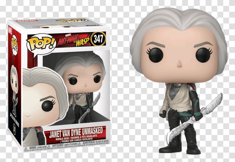 Ant Man And The Wasp Janet Van Dyne Funko Pop, Person, People, Toy, Monitor Transparent Png