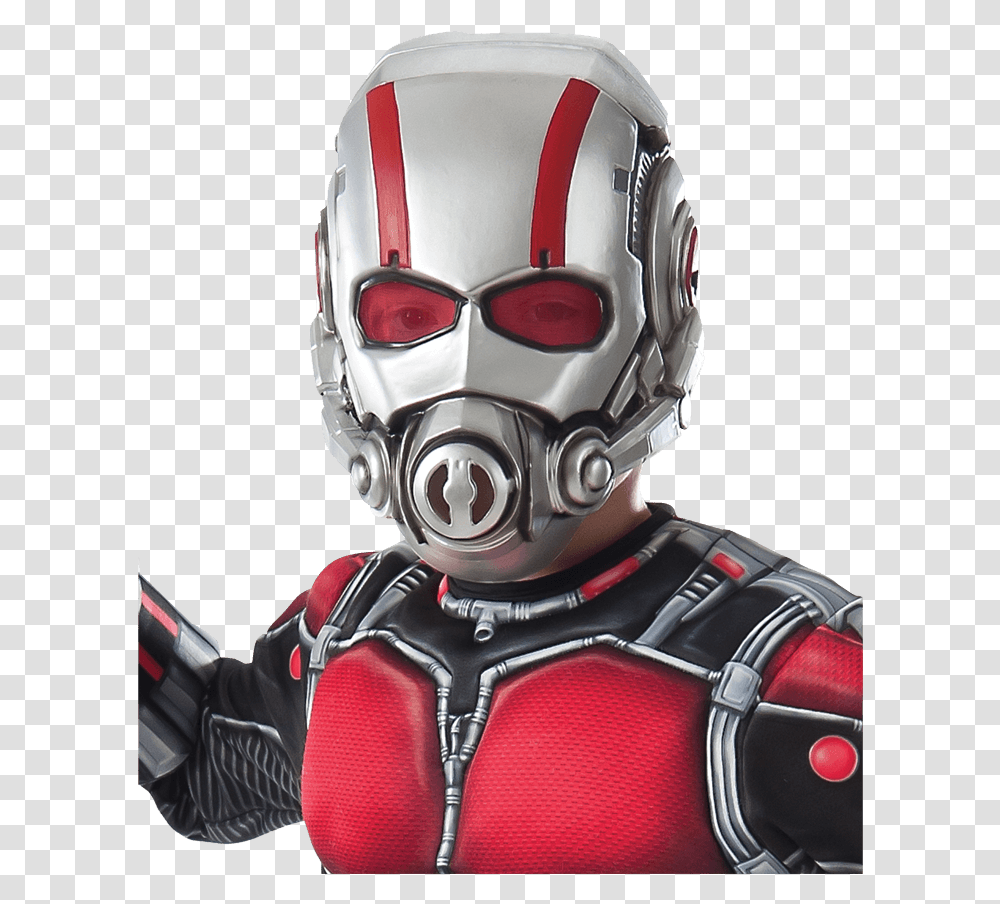 Ant Man Helmet Clipart Royalty Free Download Disfraz Del Hombre Hormiga, Apparel, Robot, Person Transparent Png