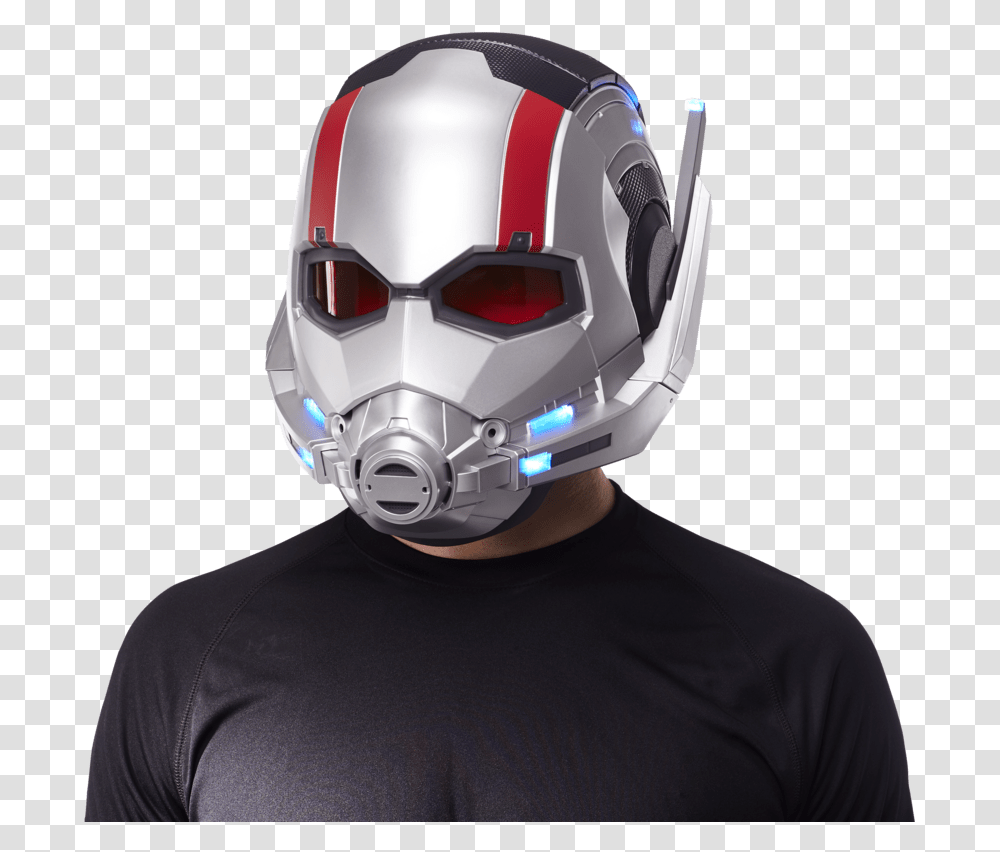 Ant Man Helmet Marvel Legends, Apparel, Crash Helmet, Person Transparent Png