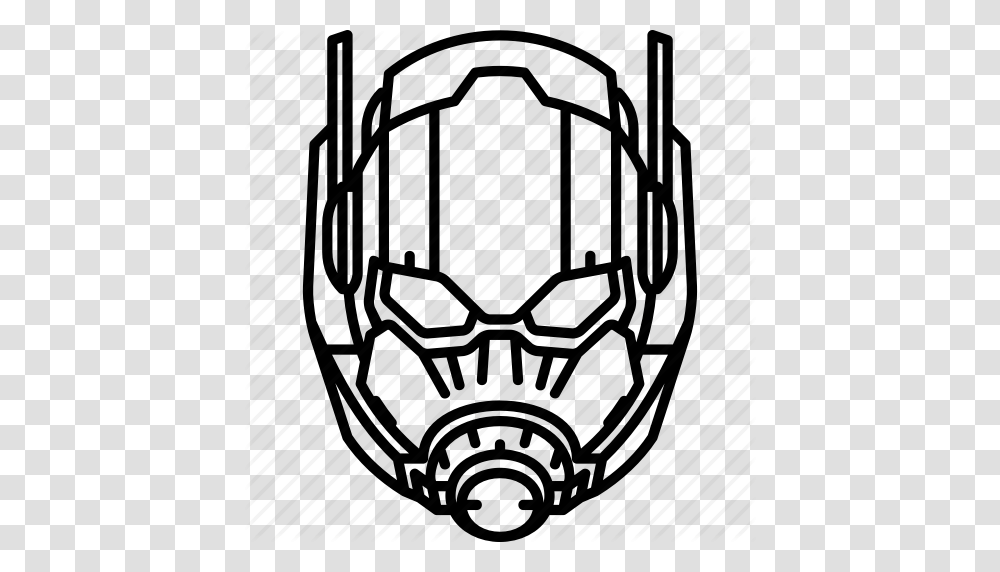 Ant Man Helmet Marvel Mcu Movie Scott Lang Suit Icon, Grenade, Bomb, Weapon Transparent Png