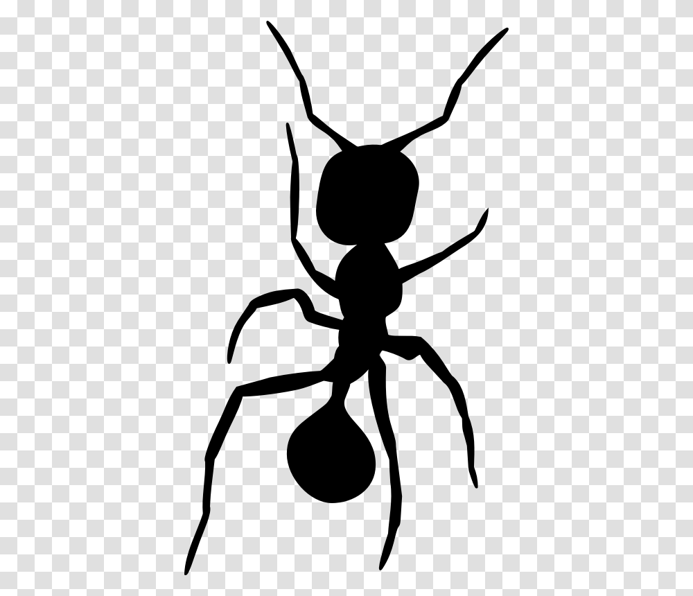 Ant Silhouette, Gray, World Of Warcraft Transparent Png