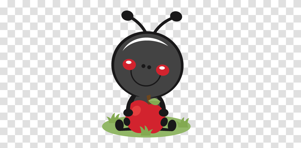 Ant With Apple Svg Scrapbook Cut File Cute Clipart Files For Cute Ant Clipart, Animal, Bird, Outdoors, Kiwi Bird Transparent Png