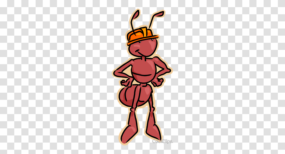 Ant With Hard Hat Royalty Free Vector Clip Art Illustration, Animal, Invertebrate, Insect, Dynamite Transparent Png