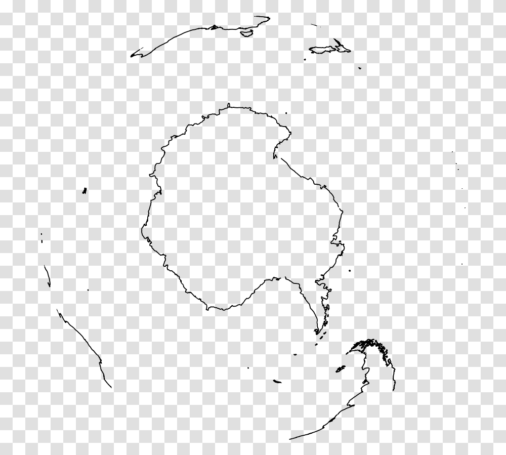 Antarctica As Viewed From Space Clip Art, Gray, World Of Warcraft Transparent Png