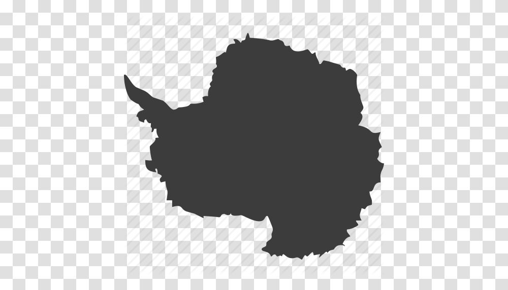 Antarctica Continent Continents Pole South Pole Icon, Silhouette, Animal, Piano Transparent Png