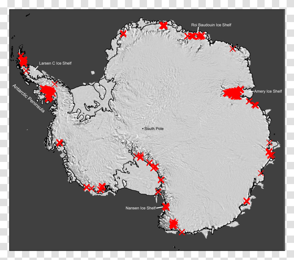 Antarctica Rivers Nansen Ice Shelf, Map, Diagram, Plot, Atlas Transparent Png