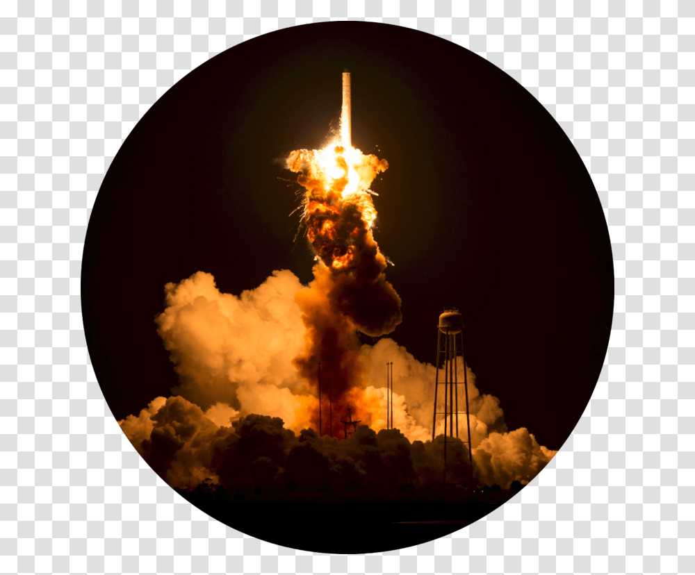 Antares, Rocket, Vehicle, Transportation, Launch Transparent Png
