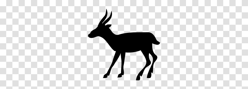 Antelope Crest Sticker, Wildlife, Mammal, Animal, Gazelle Transparent Png