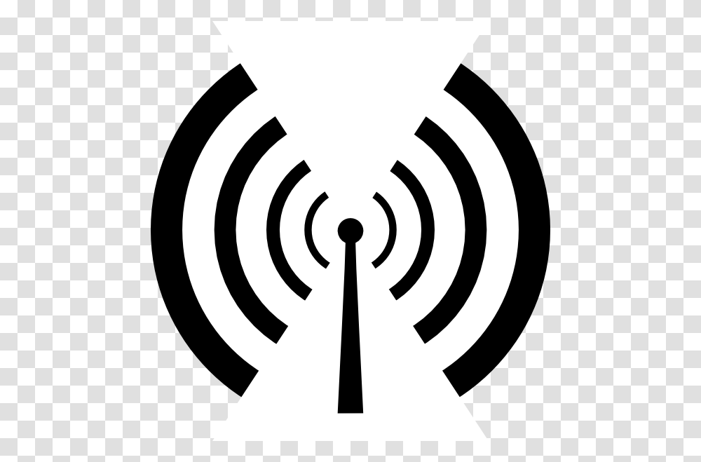 Antenna And Radio Waves Clip Art Free Vector, Electrical Device, Stencil, Cross Transparent Png