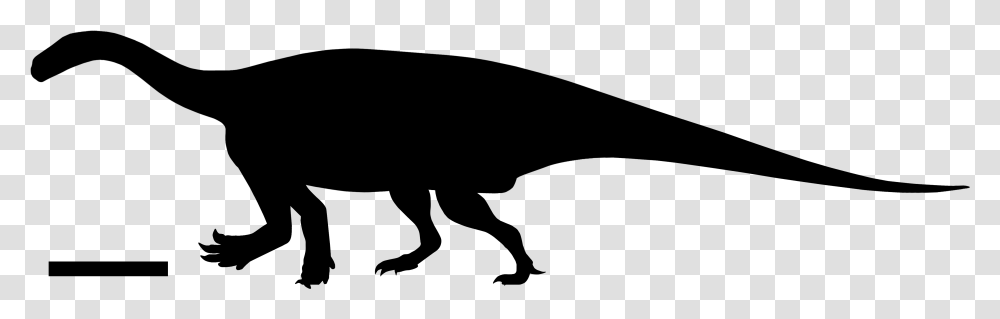 Antetonitrus Silhouette Lesothosaurus, Gray, World Of Warcraft Transparent Png