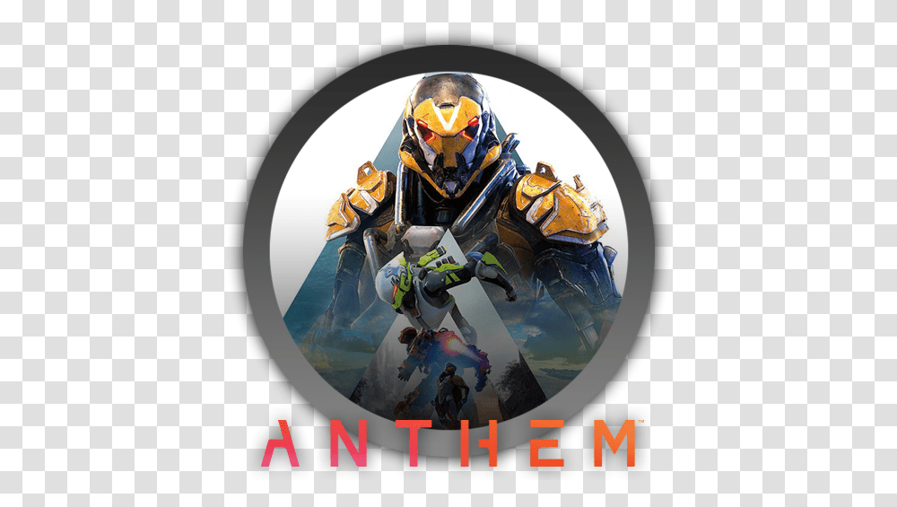 Anthem Anthem Video Game Poster, Advertisement, Helmet, Clothing, Apparel Transparent Png