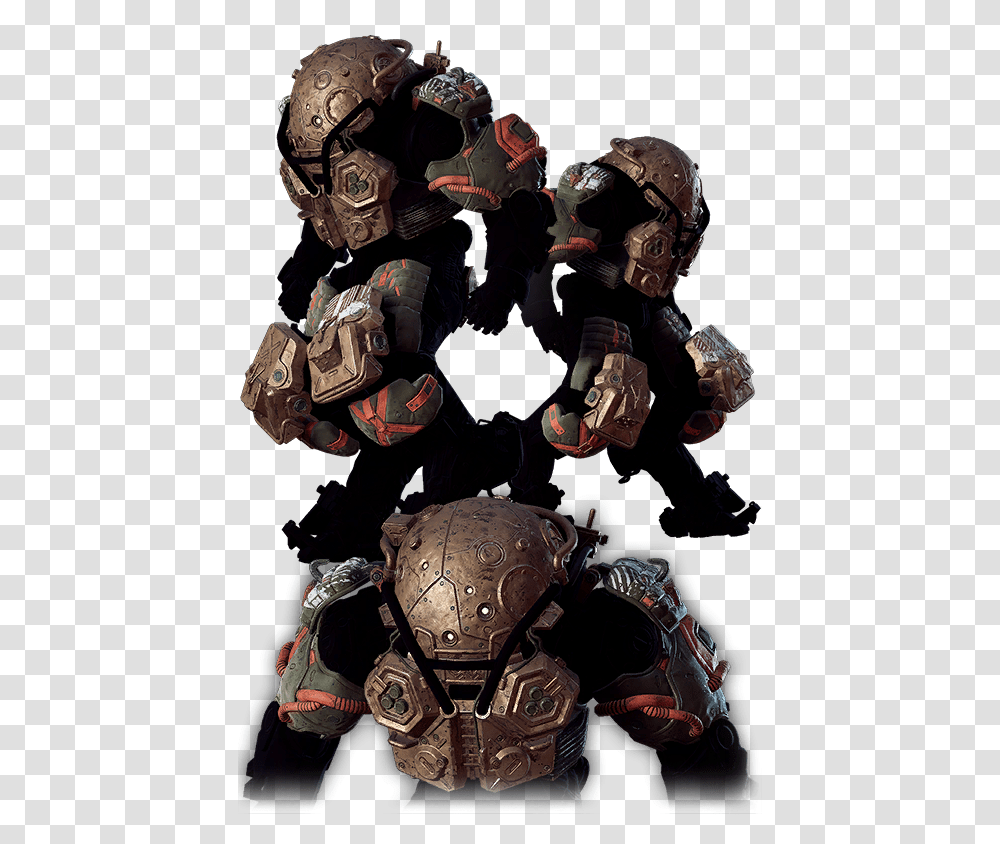 Anthem Colossus Cataclysm Armor, Helmet, Apparel, Person Transparent Png