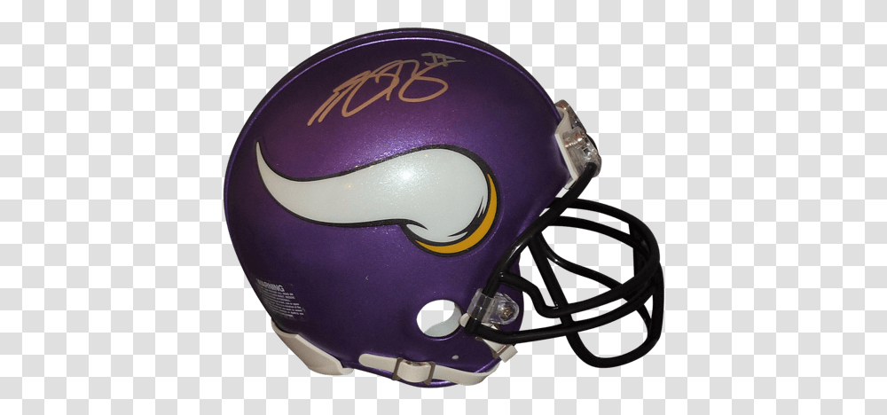 Anthony Barr Autographed Minnesota Vikings Mini Helmet Texas Football Helmet, Clothing, Apparel, American Football, Team Sport Transparent Png