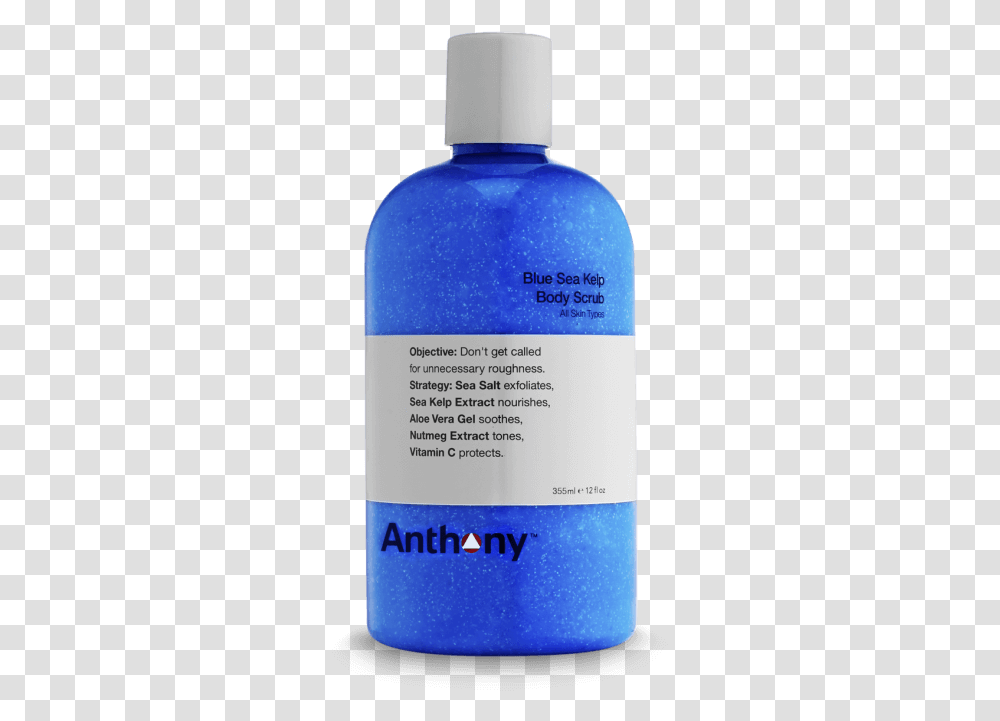 Anthony Blue Sea Kelp Body ScrubClass Body Scrub, Bottle, Cosmetics, Mobile Phone, Electronics Transparent Png