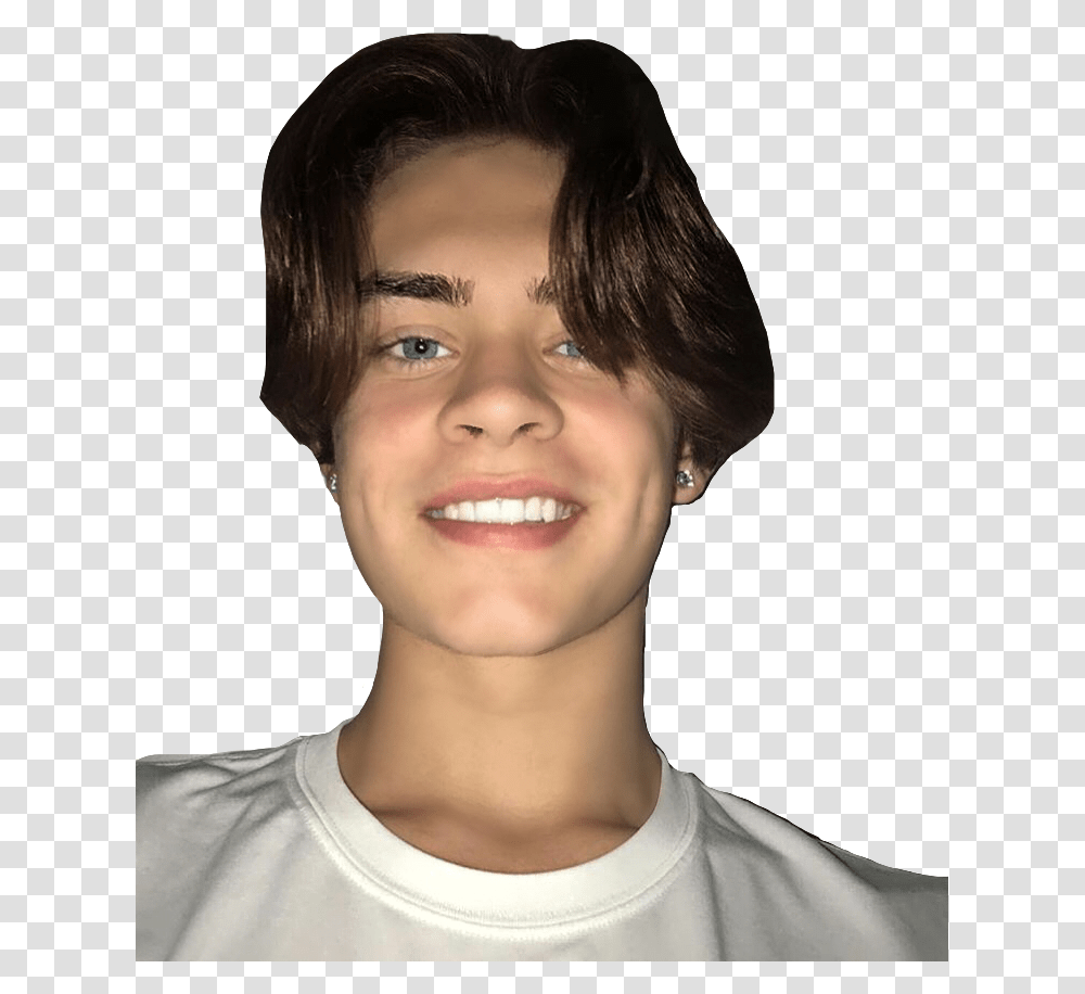 Anthony Instagram Boy Polyvore Aesthetic Luvanthony Tiktok, Smile, Face, Person, Human Transparent Png