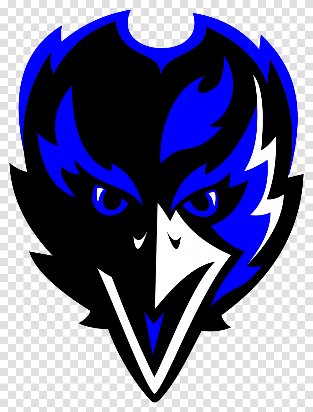 Anthony Middle School Baltimore Ravens Front Logo, Pattern, Bird Transparent Png
