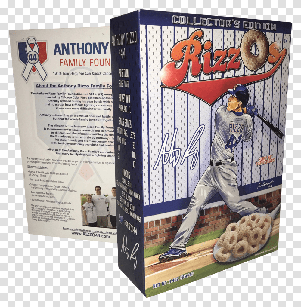 Anthony Rizzo, Person, Plant, Advertisement, Book Transparent Png